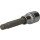 1/2" Vielzahn-Bit-Stecknuss, 100 mm lang, M10 - Brilliant Tools BT022944