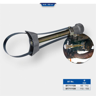 Ölfilterbandschlüssel, Ø 65-110mm - Brilliant Tools BT711108