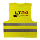 Warnweste, Warnschutzweste gelb mit LT24 Logo XL DIN 471...