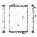 Kühler, mit Rahmen passend für DAF 95XF XF95 97-05 NRF 509541