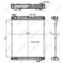 Kühler, ohne Rahmen passend für MAN TGL 05- NRF 509872