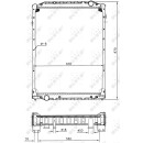 Kühler, mit Rahmen passend für MERCEDES INTEGRO O550 BUS NRF 51598