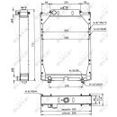 Kühler passend für FIAT AGRI F120 NRF 52122