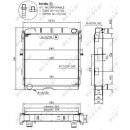 Kühler passend für NISSAN Eco-T 6.0D 97- NRF 52139