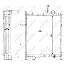 Kühler passend für FENDT FARMER NRF 523373