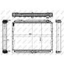 Kühler, mit Rahmen passend für MERCEDES Actros MP4/Antos 07/2011> NRF 56071