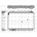 Kühler, mit Rahmen passend für MERCEDES Actros MP4/Antos 07/2011- NRF 56138