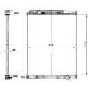 Kühler, ohne Rahmen passend für MERCEDES TRAVEGO O580 99- NRF 58260