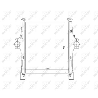 Ladeluftkühler passend für IVECO EuroTrakker 01-  - NRF 30201