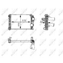 Ladeluftkühler passend für MERCEDES 1016, 1016 L 04- NRF 30210