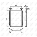 Ladeluftkühler passend für RENAULT TRUCK 340.18 97- NRF 30218