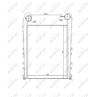 Ladeluftkühler passend für RENAULT TRUCK DXi 12 440.18 04-  - NRF 30221