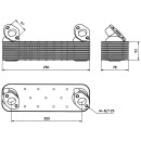 Ölkühler passend für MAN D 25/28 - NRF 31039