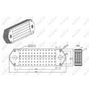 Ölkühler passend für SCANIA 4-series / P,G,R,T / D11, D12 NRF 31196