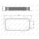 Ölkühler passend für VOLVO EC240  - NRF 31203