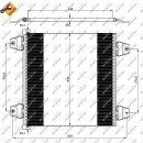 Kondensator, EASY FIT passend für DAF XF 95 02- NRF 35757