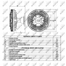 Lüfterkupplung passend für DAF 75 CF NRF 49049