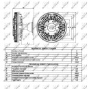 Lüfterkupplung passend für DAF 85 CF NRF 49054