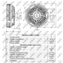 Lüfterkupplung passend für IVECO Eurocargo 01/1991> NRF 49067