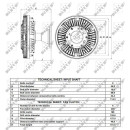 Lüfterkern/Viscokupplung passend für KAMAZ 4/5/6 serie - NRF 49164