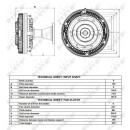 Lüfterkupplung passend für MERCEDES Actros MP2/MP3 NRF 49166