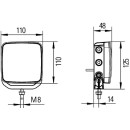 HELLA Rückfahrleuchte ADR 1LED Kabellänge 2000mm