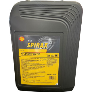 Shell Spirax S6 AXME 75W-90 20 Liter Achsöl GL5 Vollsynthetisches Hochleistungs-Achssöl (GL-5)