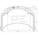 Bremstrommel Bremsengröße 364 x 200