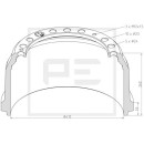 Bremstrommel Bremsengröße 410 x 180 passend...