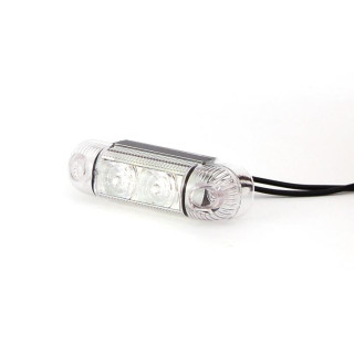 Vordere LED Umrissleuchte 12V 24V weiß (2 LEDs)