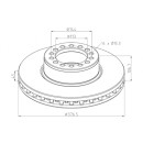 Bremsscheibe Ø 377 passend für IVECO