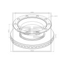 Bremsscheibe Ø 430 passend für BPW