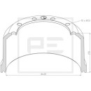 Bremstrommel Bremsengröße 420x200 passend...