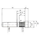 Felgenschraube für Alufelge M22x1,5x78mm passend...