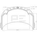 Bremstrommel Bremsengröße 419x200 passend...