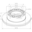 Bremsscheibe Ø 290 passend für RENAULT TRUCKS