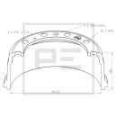 Bremstrommel Bremsengröße 400 x 120
