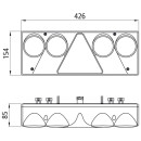 Heckleuchte, Schlussleuchte, links, Europoint II,...