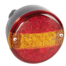 LED - Heckleuchte, 3 - Kammer, rund, 140mm, mit 8 poligem...