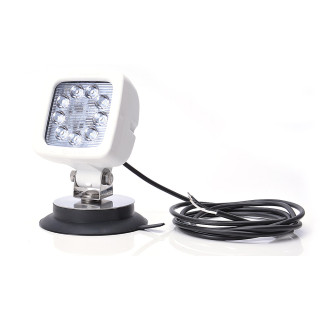 LED Arbeitsscheinwerfer 9LED (mit Magnetbefestigung, Rundkabel 2,5m) Universal W81 12V-24V