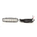 LED Kennleuchte, rot (klare Lichthaube) Universal W117...