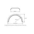 Kotflügel DK1615 Universal passend für LKW /...