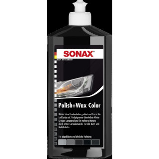 SONAX Polish+Wax Color schwarz 500 ml