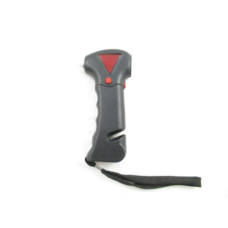 Nothammer, Sicherheitshammer Auto Notfallhammer mit Gurtschneider und  Taschenlampe