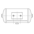 Drucklufttank 5L / 154 x 341 / 20 bar passend für DAF / IVECO EuroCargo