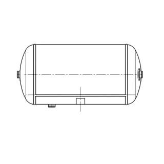 Drucklufttank 30L / 276 x 579 / 15,5 bar passend für DAF LF55 LF45