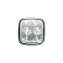 LED Blinkleuchte PRO-SQUARE 12/24 Volt, Kabel 0,5m