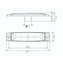 LED Begrenzungsleuchte PRO-FLAT "Color Edition" 12/24 Volt