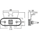 LED Seitenmarkierungsleuchte UNIPOINT Anbauversion,...