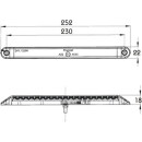 LED Heckleuchte PRO-CAN XL 3F 24 Volt, Gehäuse glasklar